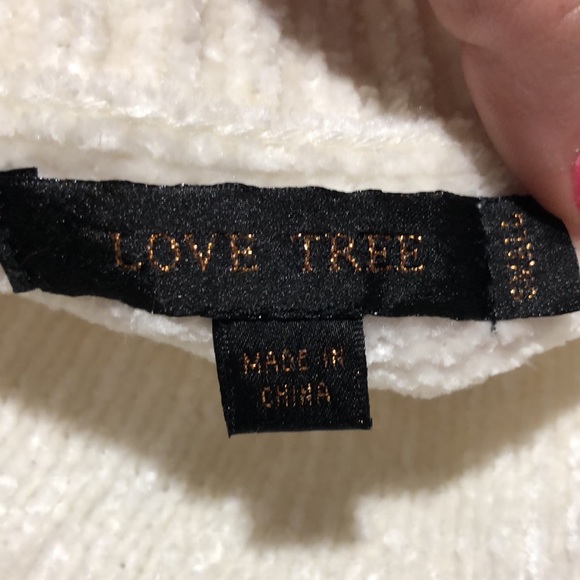 Love Tree cream super soft sweater size small - Picture 9 of 11